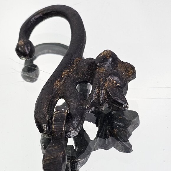 Antique Mughal Peacock Hanging Oil Lamp Bird Very Old. Bronze Or Brass - Picture 10 of 16